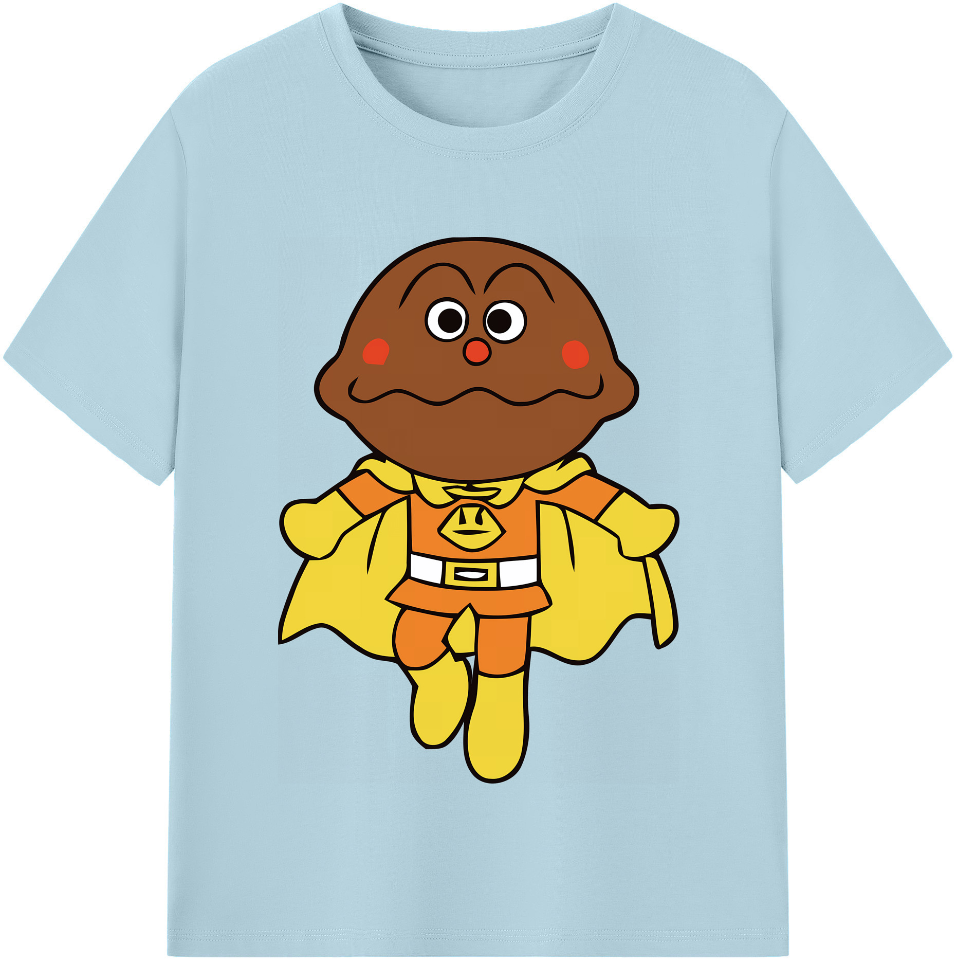 （画像用） アンパンマン Anpanman 綿100％半袖Tシャツ（フロントプリント）